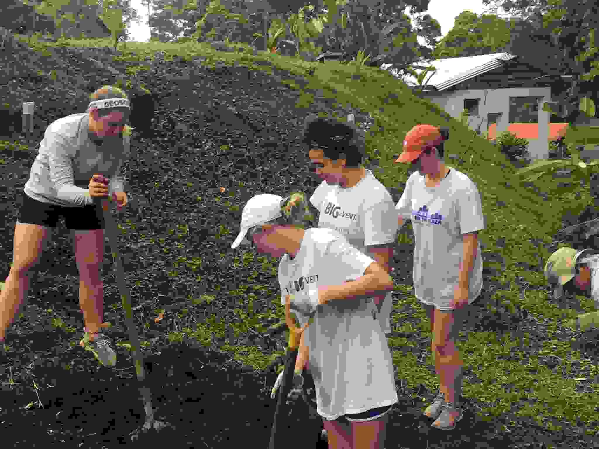 Texas A&M University students participate in the Water Security Initiative’s high impact service learning in Costa Rica.
