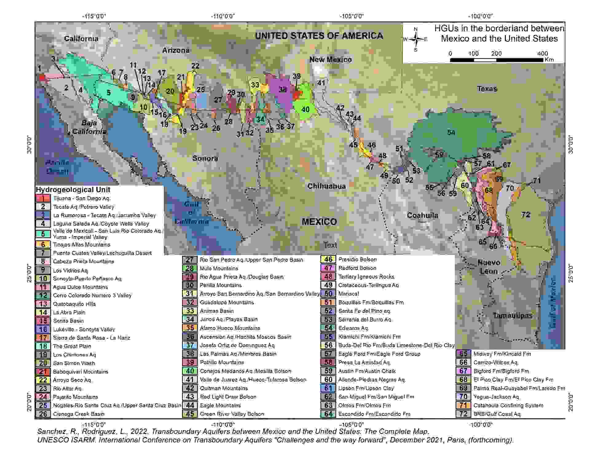 The first-ever complete map of the U.S.-Mexico transboundary aquifers.