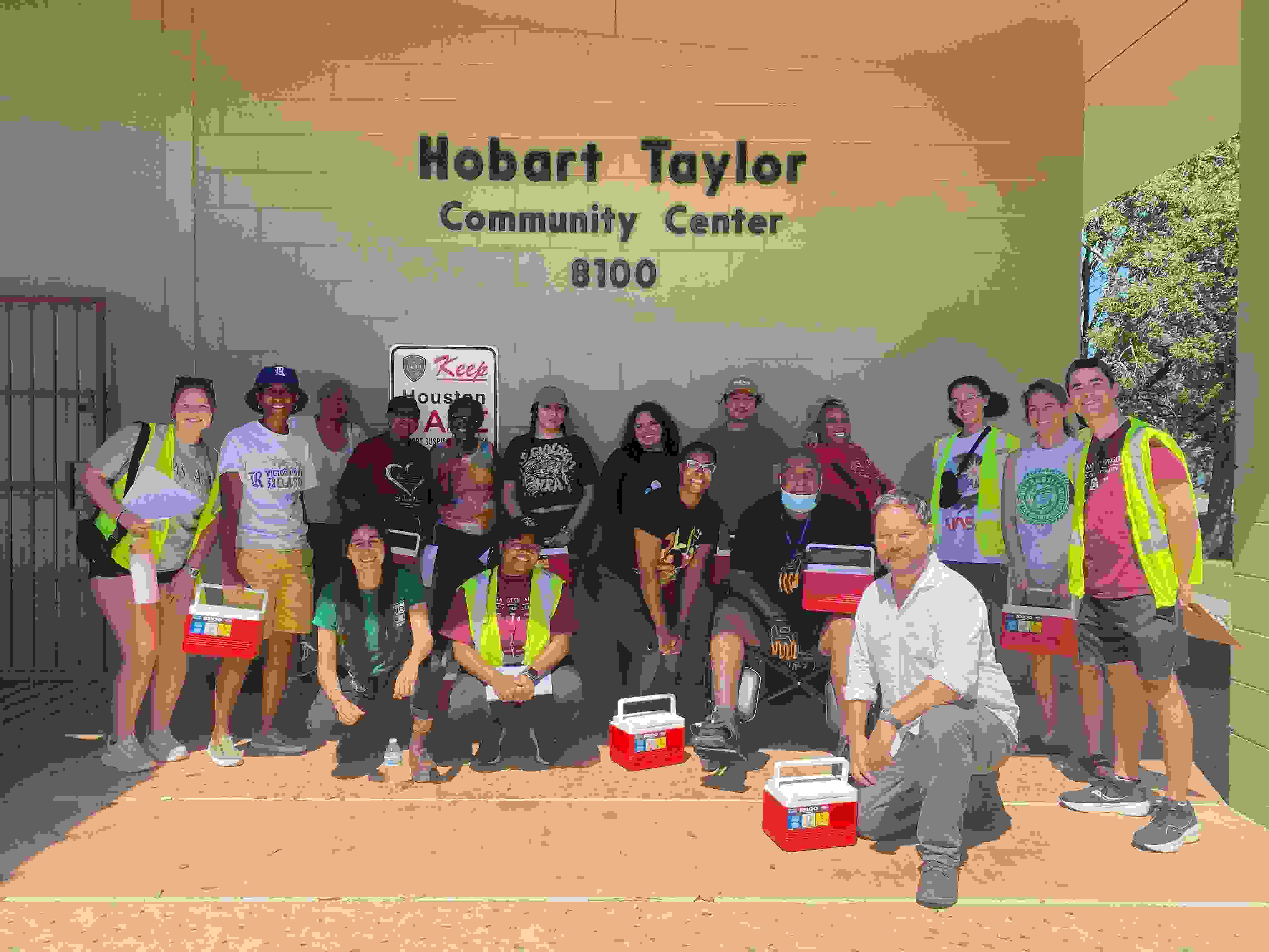 Sansom credits frequent and collaborative community engagement for research projects succeeding with Houston communities. (Photo courtesy of Sansom.)