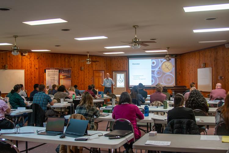 Attendees at a TWRI Texas Watershed Planning Short Course, TWRI