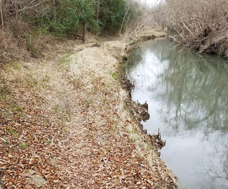 Control site at the beginning of the project