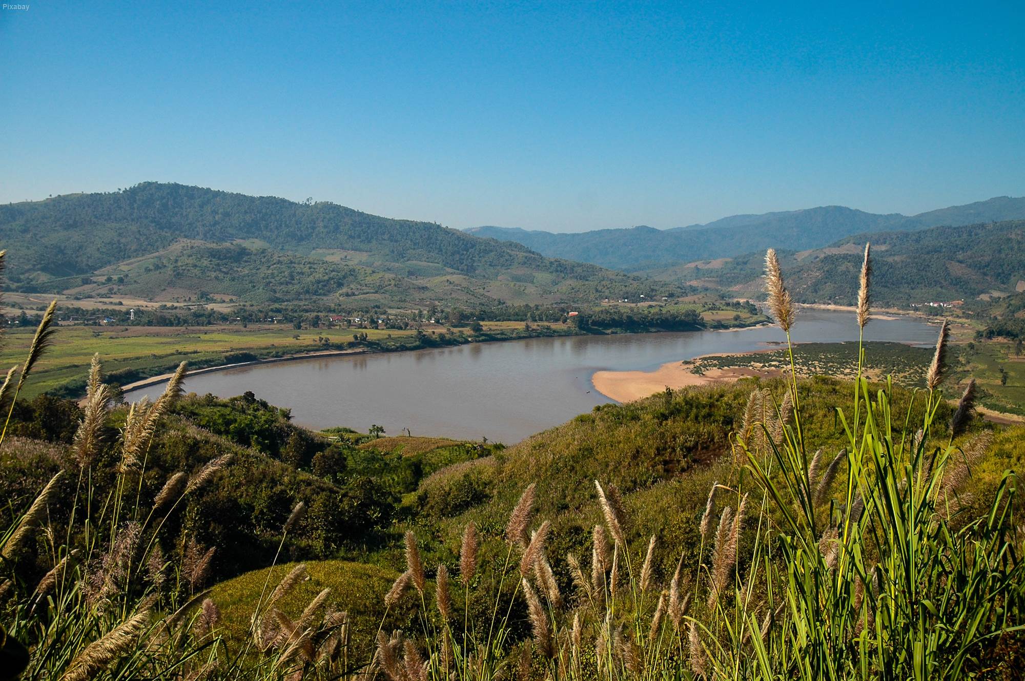 The Mekong River Basin was modeled using the Soil and Water Assessment Tool.