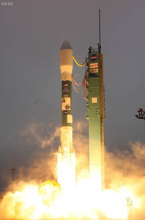 NASA’s SMAP satellite was launched Jan. 31, 2015 at Vadenberg Air Force Base in California. 