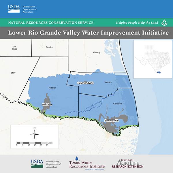 Lower Rio Grande Valley Water Improvement Initiative map