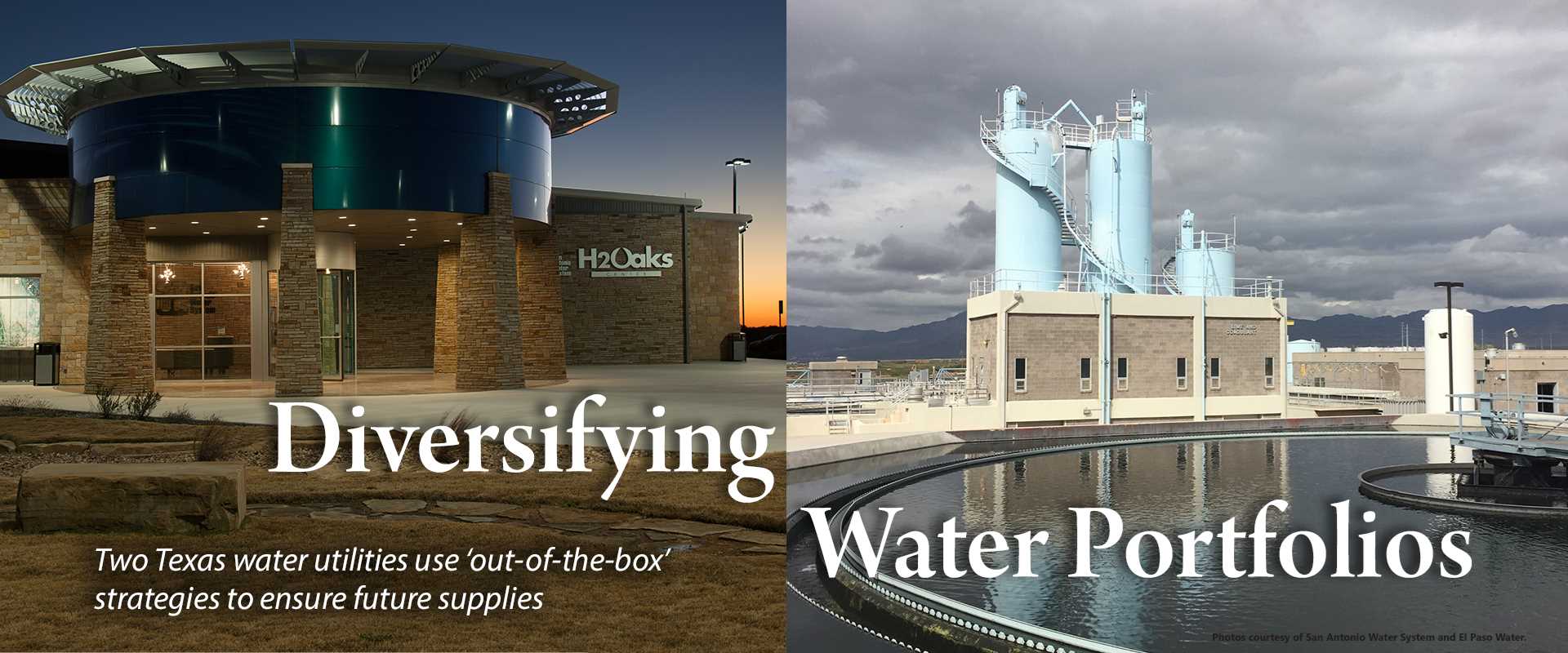 Diversifying water portfolios