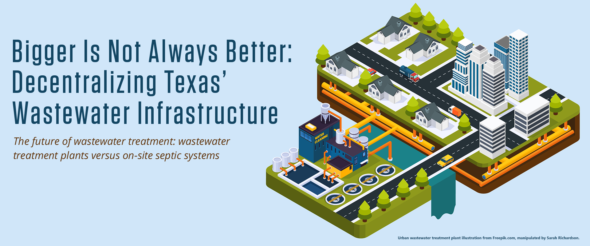 Bigger is not Always Better: Decentralizing Texas’ Wastewater Infrastructure