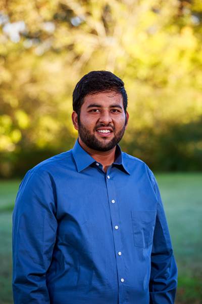 Shubham Jain, Texas A&M Ph.D. student. Photo by Ed Rhodes, TWRI.