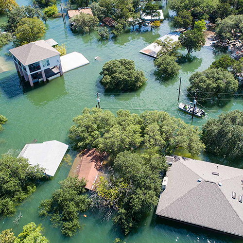 Texas flood. Photo by Texas Water Development Board.