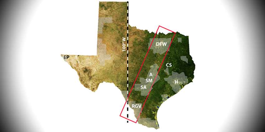 Texas map