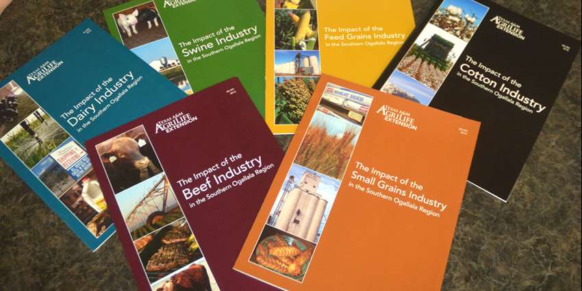 AgriLife Extension publications outline agriculture impact to Ogallala Aquifer