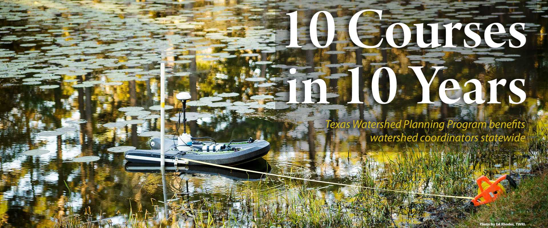 10 courses 10 years banner