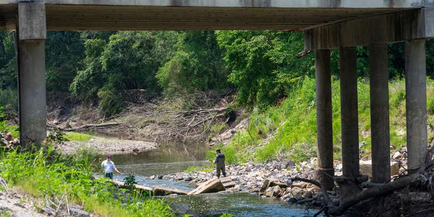 A day with TWRI’s water quality monitoring team