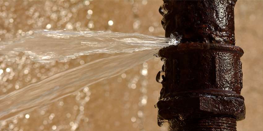 The physics of a water main break