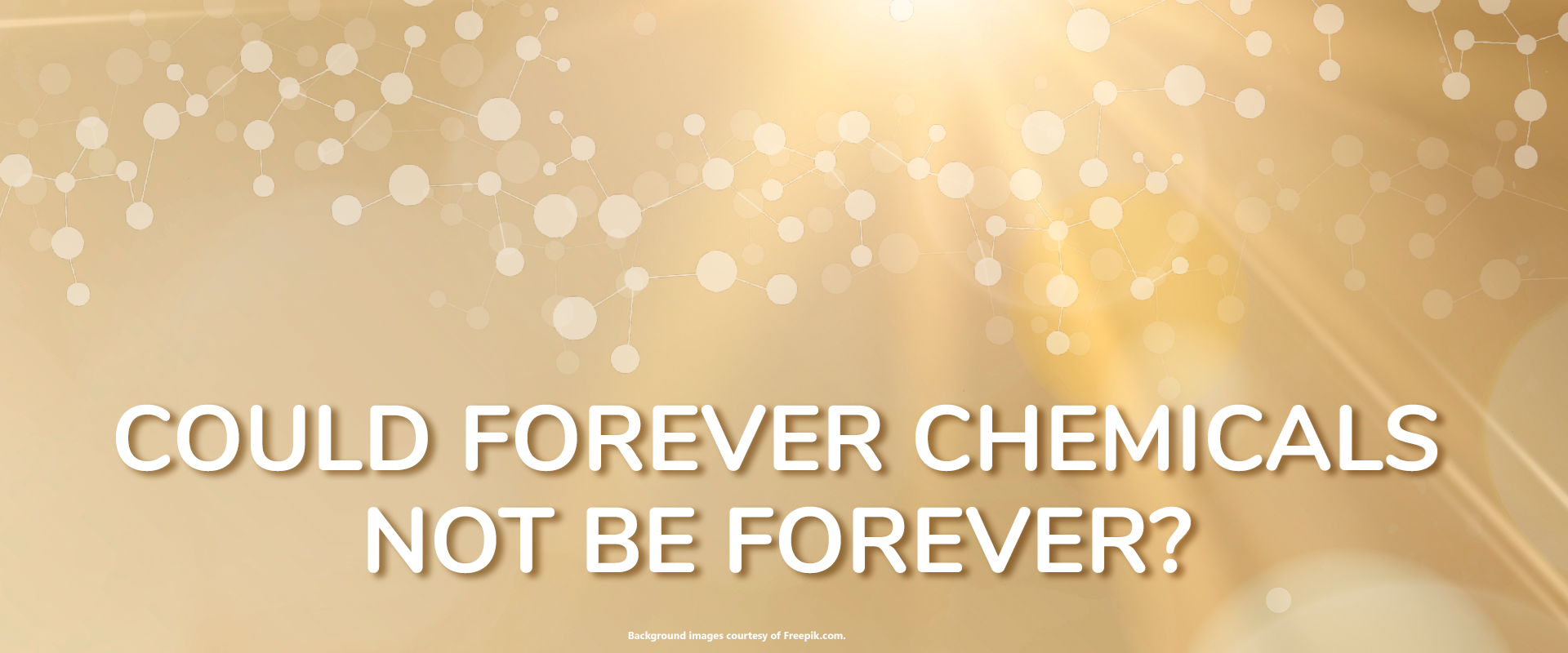 Could Forever Chemicals not be Forever?