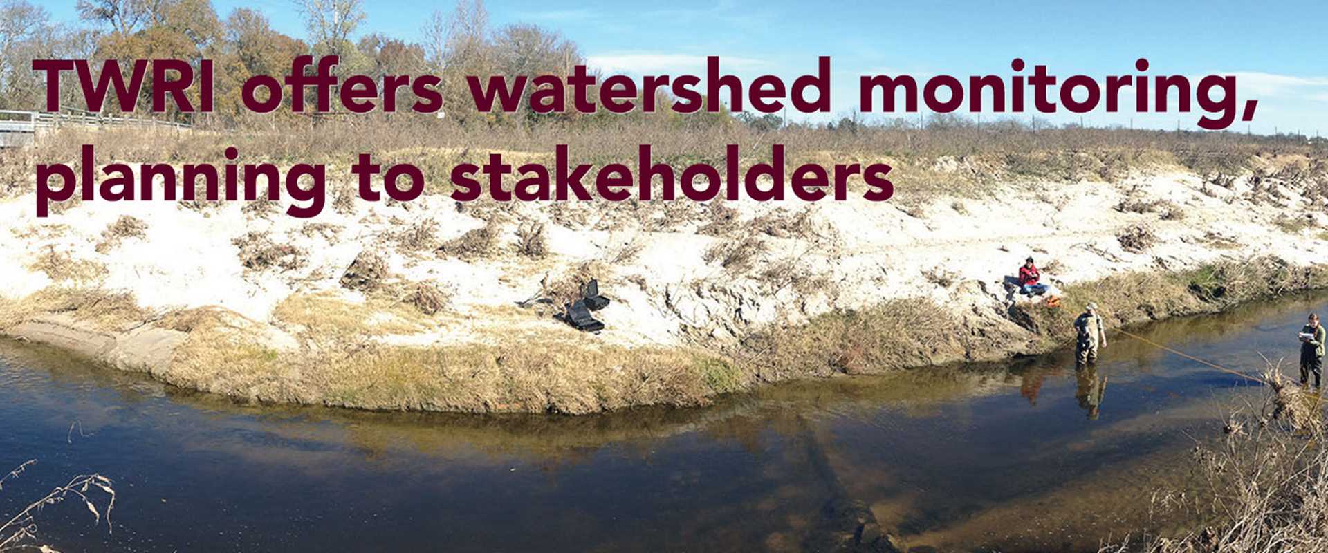 twri offers watershed monitoring, planning banner