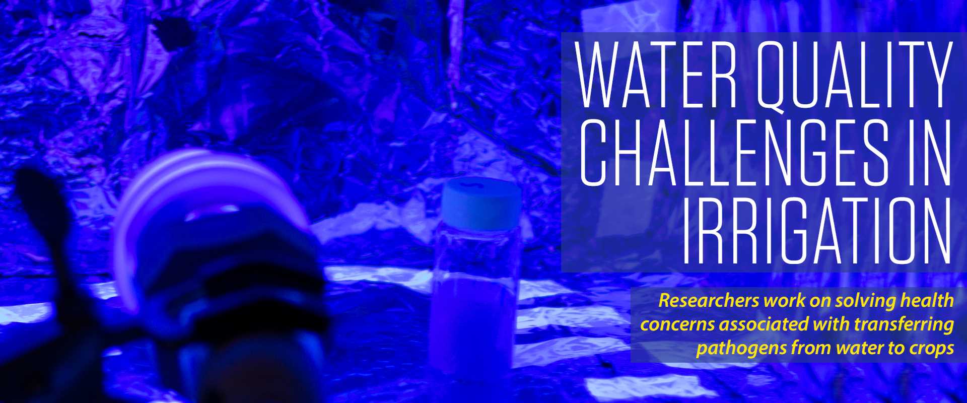 water quality challenges in irrigation banner