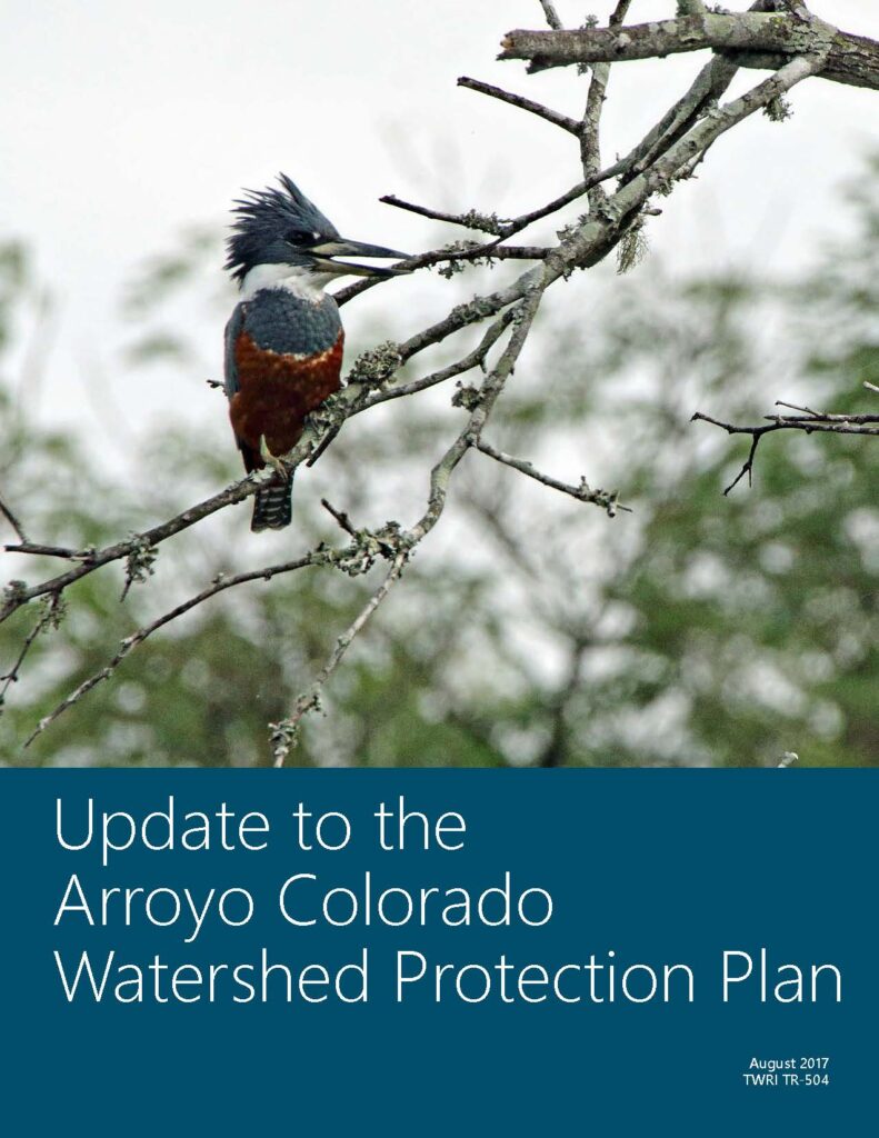 Technical Reports 2017 Update to the  Arroyo Colorado Watershed Protection plan cover