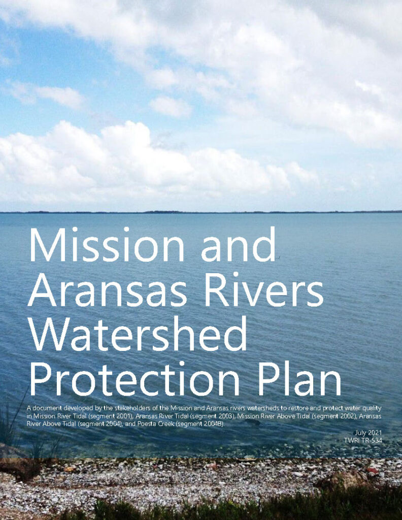 Technical Report 534 Mission and Aransas Rivers Watershed Protection Plan cover