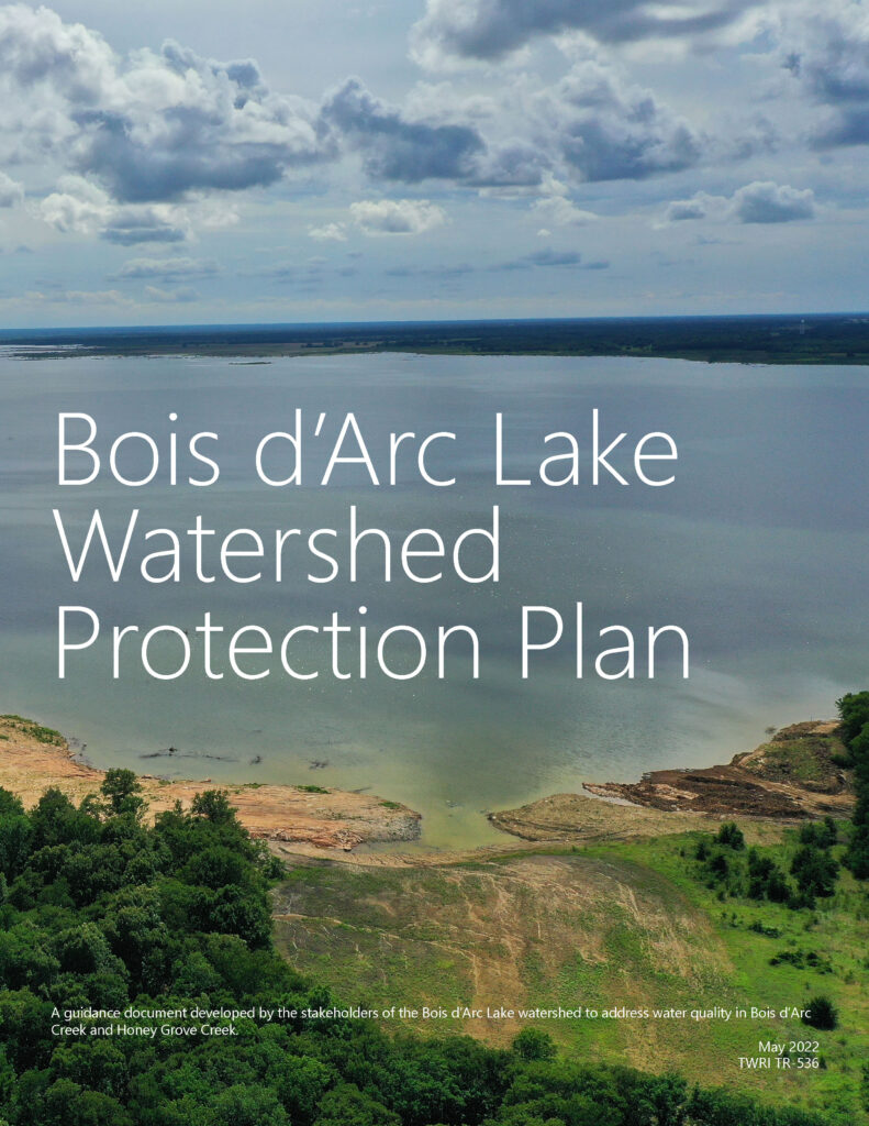 Technical Report 536 Bois d'Arc Lake Watershed Protection Plan covr