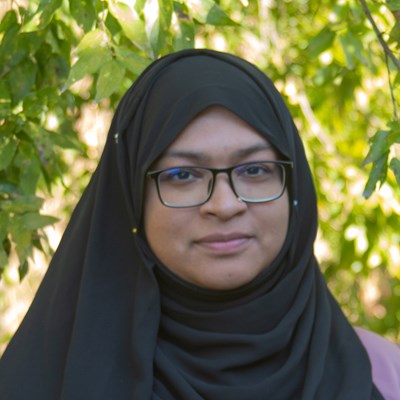 Arifa Sultana, TWRI (clickable, links to Arifa Sultana's biography page)