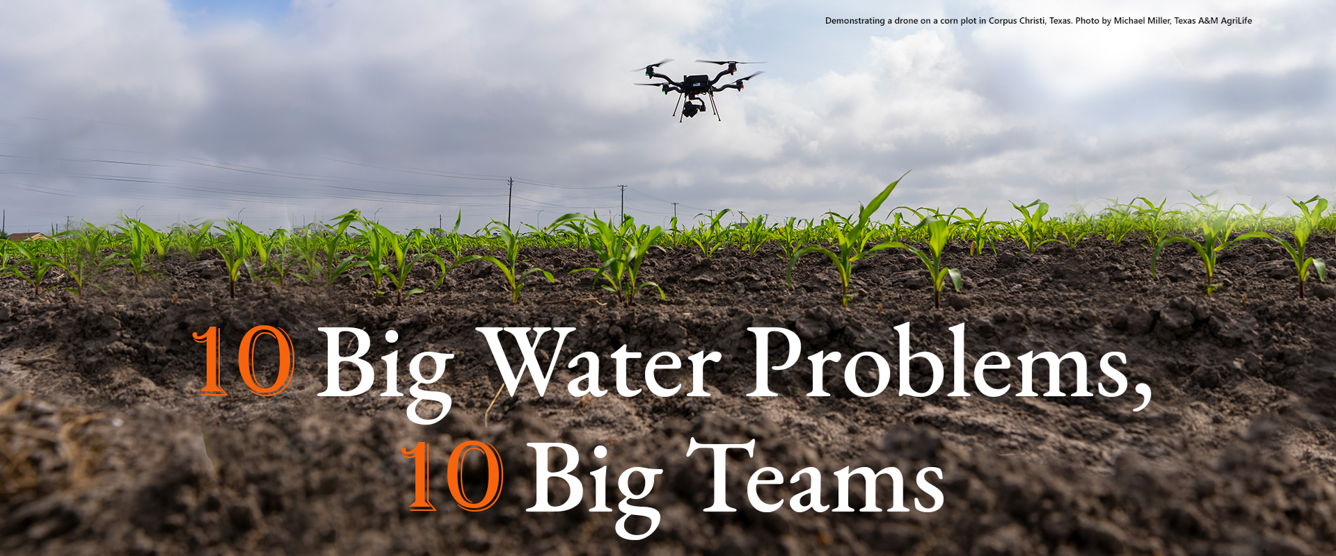 10 Big Water Problems, 10 Big Teams