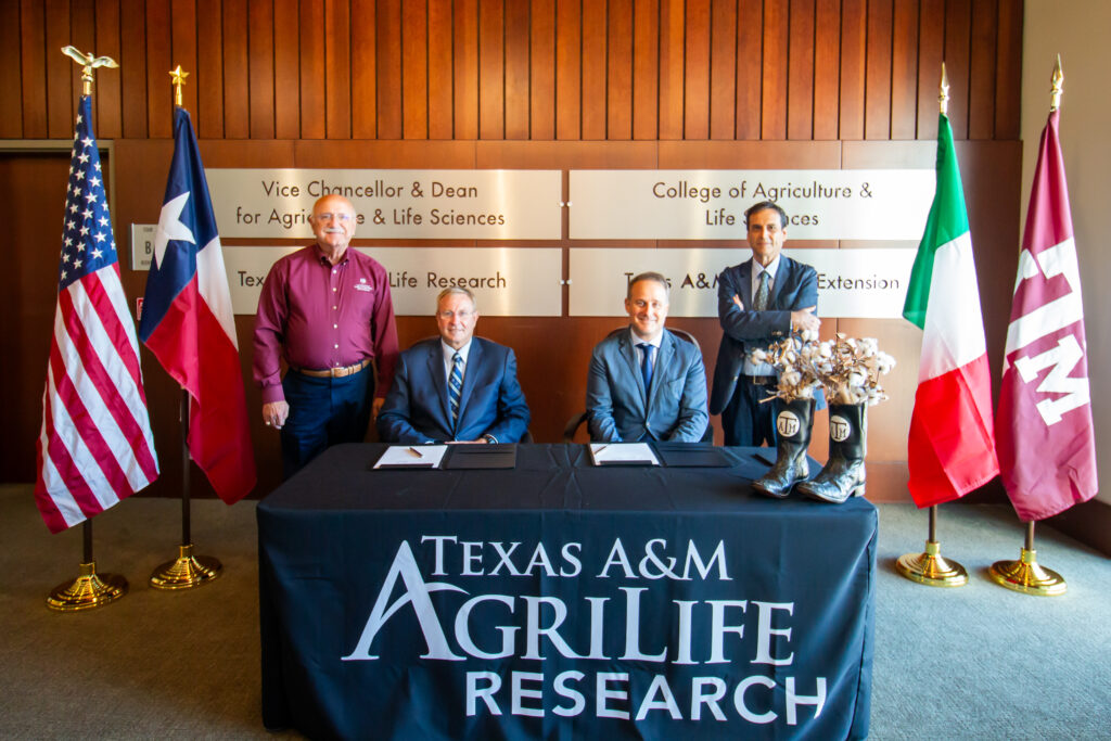 Texas A&M and Italian officials sign MOU